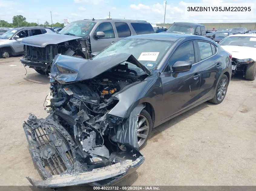 2018 Mazda Mazda3 Touring VIN: 3MZBN1V35JM220295 Lot: 40223732