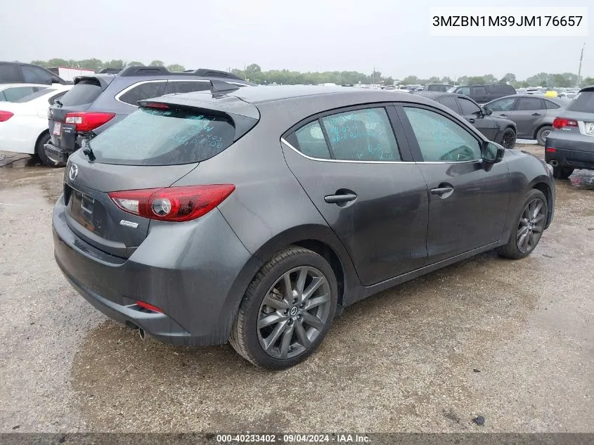 2018 Mazda 3 Grand Touring VIN: 3MZBN1M39JM176657 Lot: 40233402