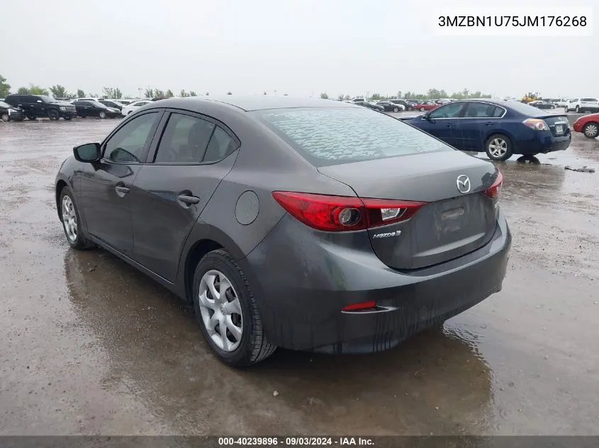 2018 Mazda Mazda3 Sport VIN: 3MZBN1U75JM176268 Lot: 40239896