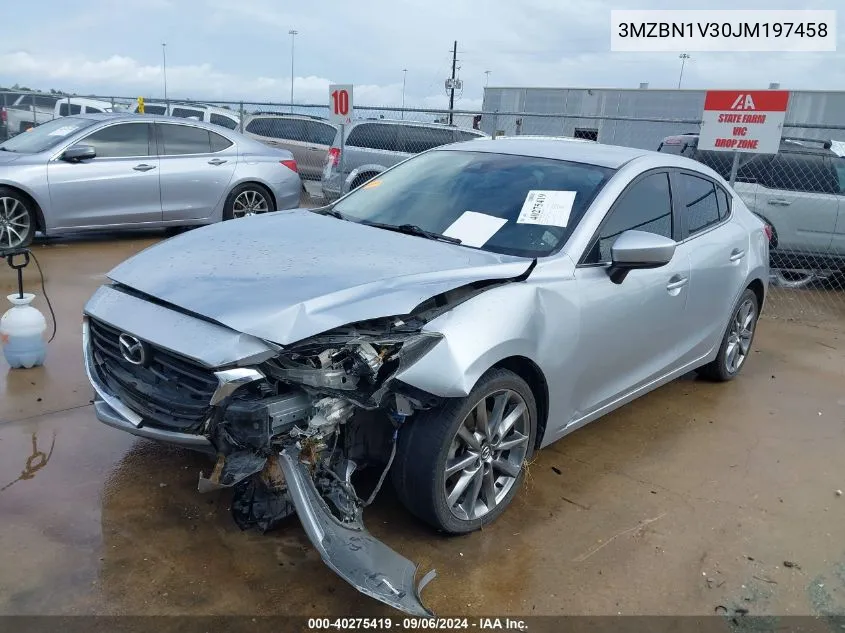 2018 Mazda Mazda3 Touring VIN: 3MZBN1V30JM197458 Lot: 40275419