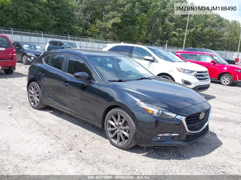 2018 Mazda Mazda3 Grand Touring VIN: 3MZBN1M34JM188490 Lot: 40275998