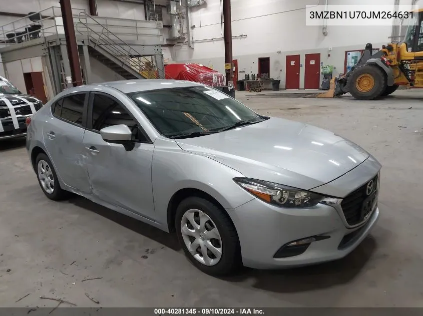 3MZBN1U70JM264631 2018 Mazda Mazda3 Sport