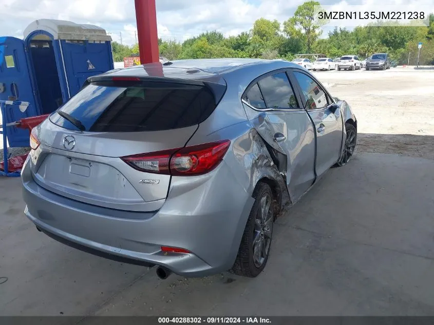 2018 Mazda Mazda3 Touring VIN: 3MZBN1L35JM221238 Lot: 40288302