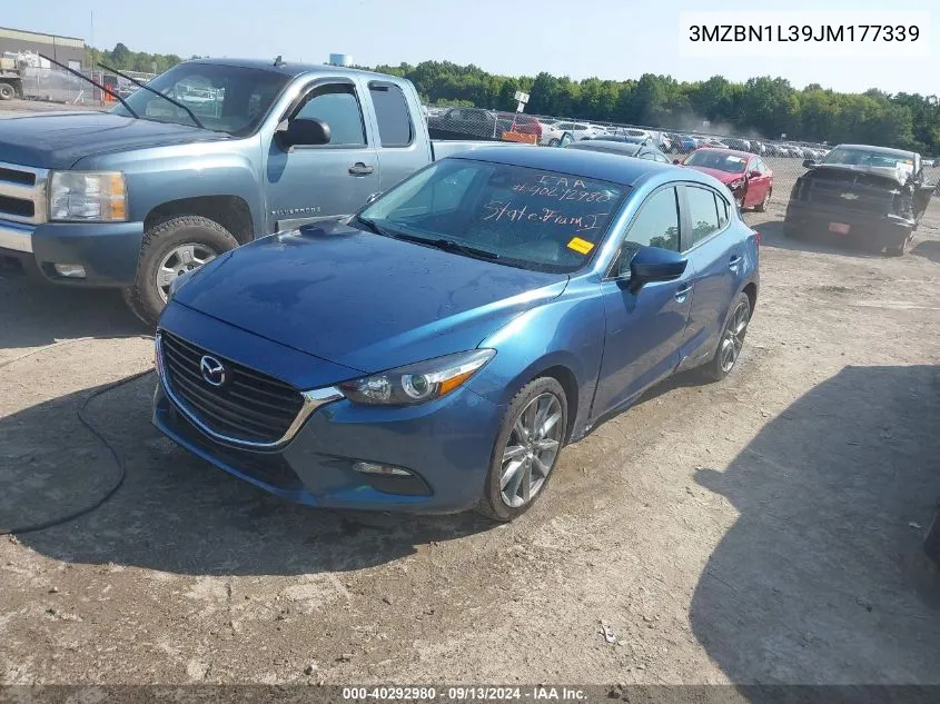 2018 Mazda Mazda3 Touring VIN: 3MZBN1L39JM177339 Lot: 40292980