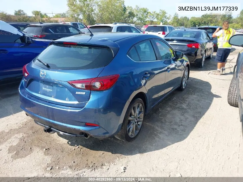 2018 Mazda Mazda3 Touring VIN: 3MZBN1L39JM177339 Lot: 40292980