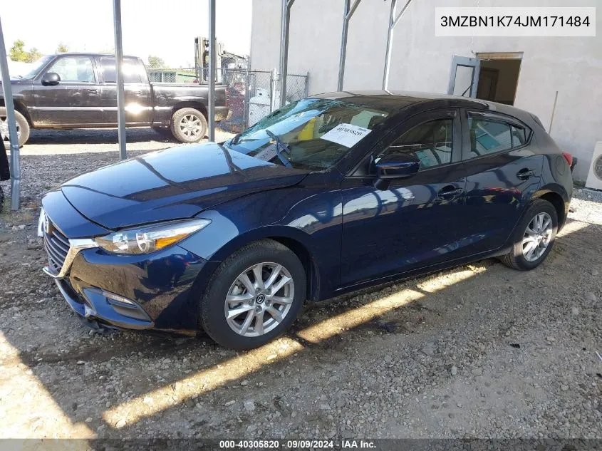 3MZBN1K74JM171484 2018 Mazda Mazda3 Sport