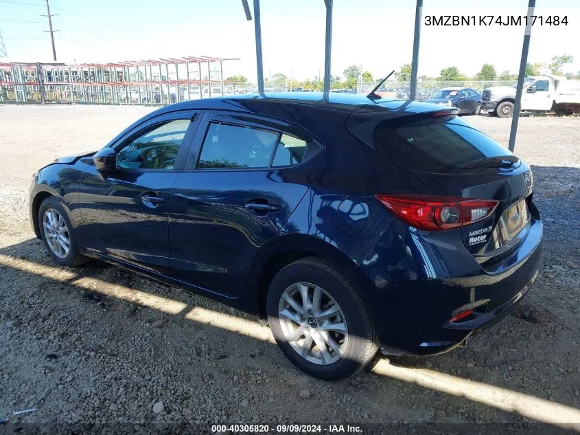 3MZBN1K74JM171484 2018 Mazda Mazda3 Sport