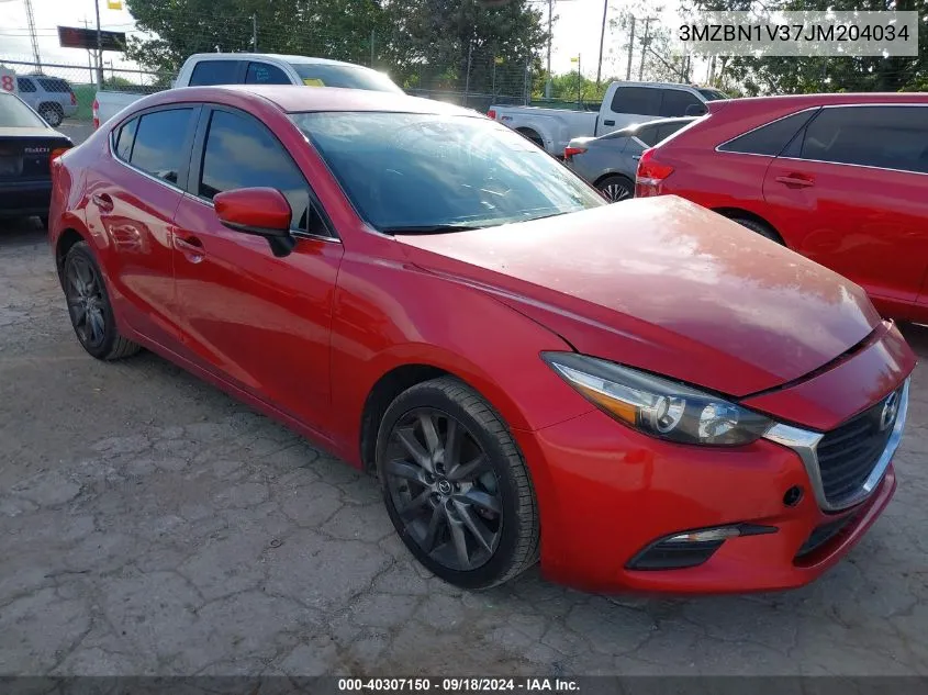 2018 Mazda Mazda3 Touring VIN: 3MZBN1V37JM204034 Lot: 40307150