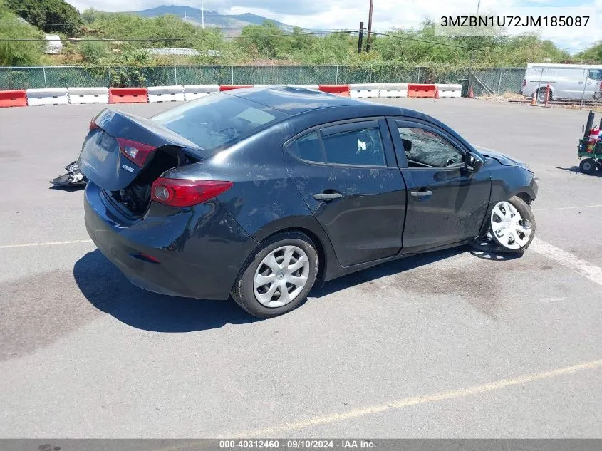 2018 Mazda Mazda3 Sport VIN: 3MZBN1U72JM185087 Lot: 40312460