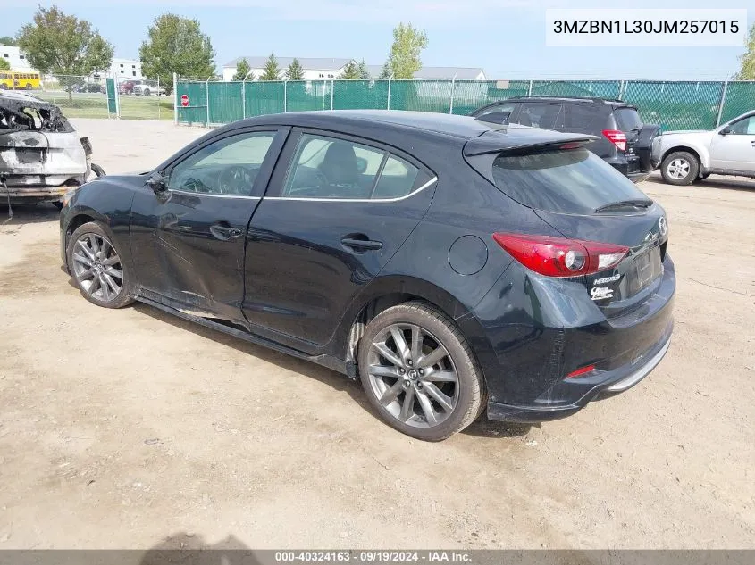 2018 Mazda Mazda3 Touring VIN: 3MZBN1L30JM257015 Lot: 40324163