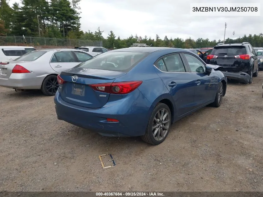 2018 Mazda Mazda3 Touring VIN: 3MZBN1V30JM250708 Lot: 40367684