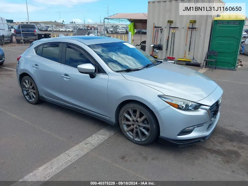 JM1BN1L31J1160650 2018 Mazda Mazda3 Touring