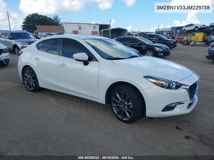 2018 Mazda Mazda3 Touring VIN: 3MZBN1V33JM229738 Lot: 40380223