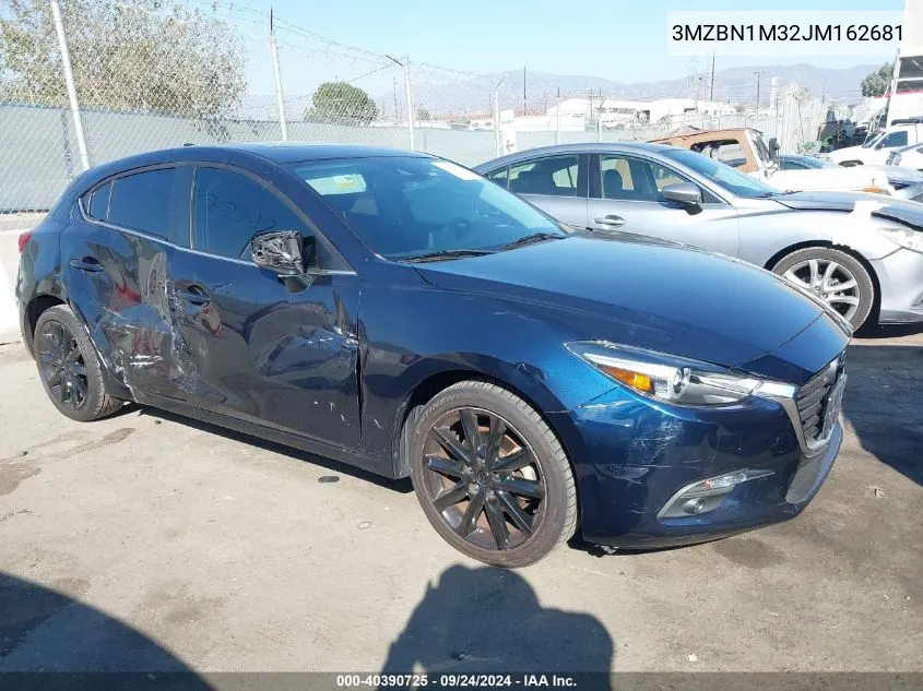 2018 Mazda Mazda3 Grand Touring VIN: 3MZBN1M32JM162681 Lot: 40390725