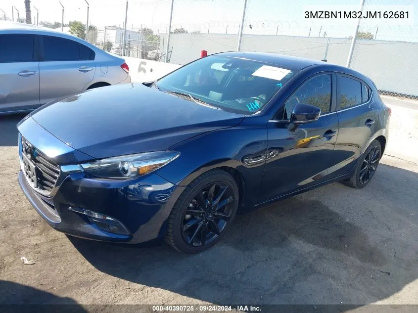 2018 Mazda Mazda3 Grand Touring VIN: 3MZBN1M32JM162681 Lot: 40390725