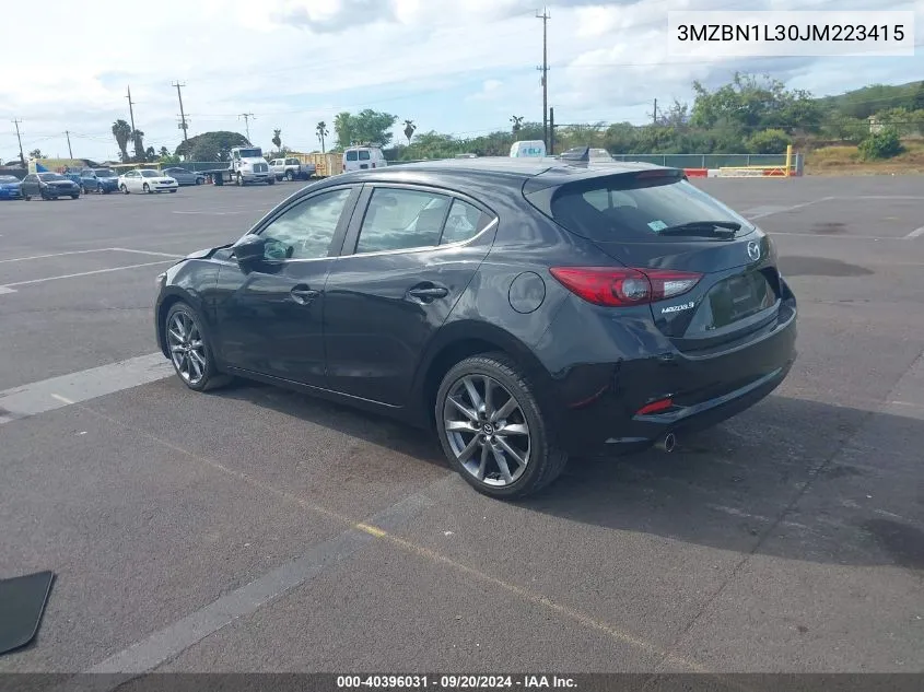 2018 Mazda Mazda3 Touring VIN: 3MZBN1L30JM223415 Lot: 40396031