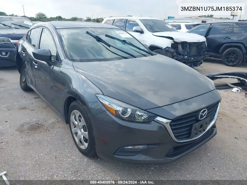 2018 Mazda Mazda3 Sport VIN: 3MZBN1U75JM185374 Lot: 40400576