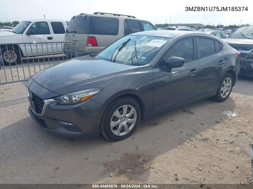 3MZBN1U75JM185374 2018 Mazda Mazda3 Sport