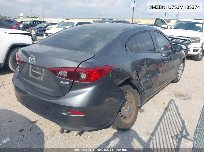 2018 Mazda Mazda3 Sport VIN: 3MZBN1U75JM185374 Lot: 40400576