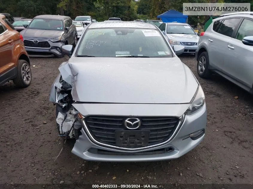 3MZBN1U74JM276006 2018 Mazda Mazda3 Sport