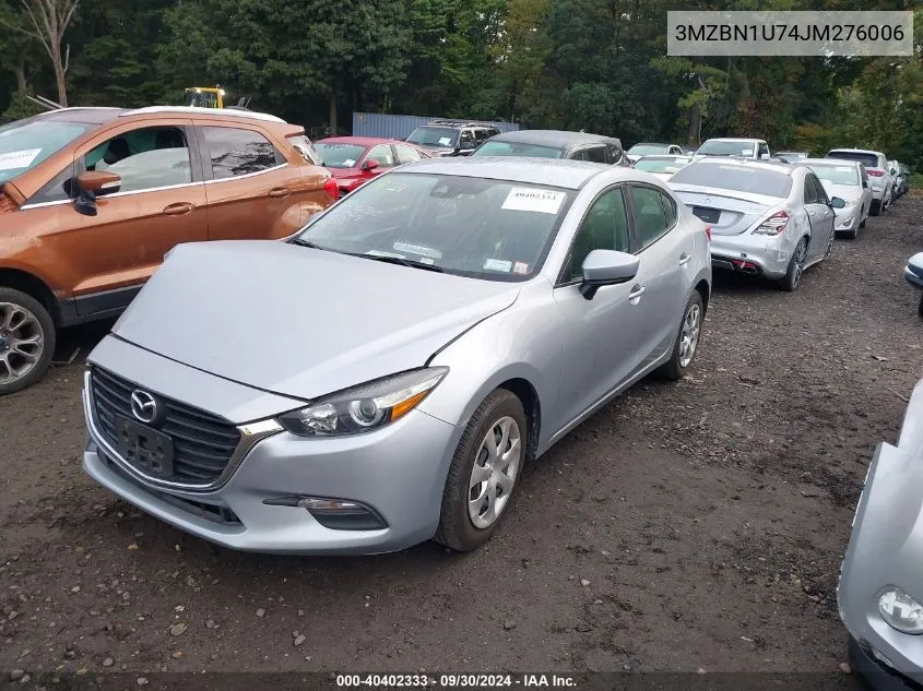 3MZBN1U74JM276006 2018 Mazda Mazda3 Sport