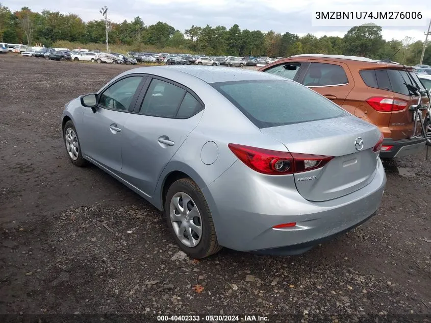 2018 Mazda Mazda3 Sport VIN: 3MZBN1U74JM276006 Lot: 40402333