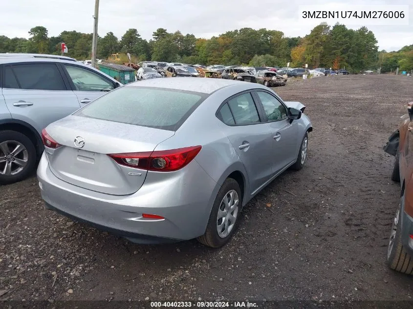 2018 Mazda Mazda3 Sport VIN: 3MZBN1U74JM276006 Lot: 40402333