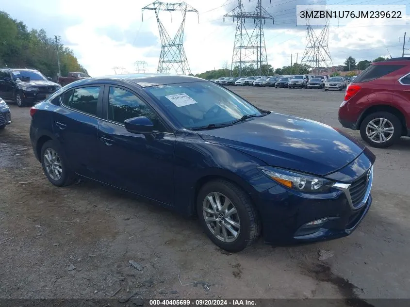 2018 Mazda Mazda3 Sport VIN: 3MZBN1U76JM239622 Lot: 40405699