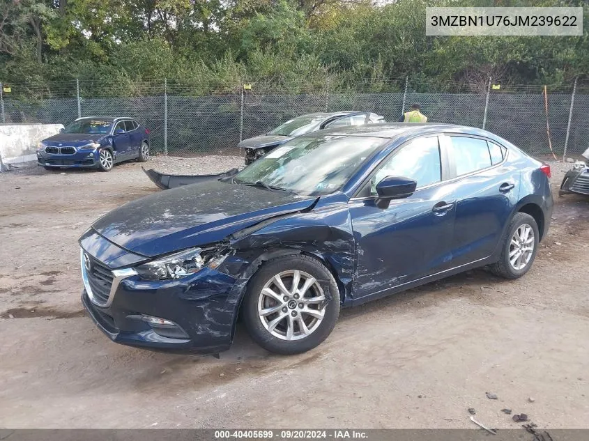 2018 Mazda Mazda3 Sport VIN: 3MZBN1U76JM239622 Lot: 40405699