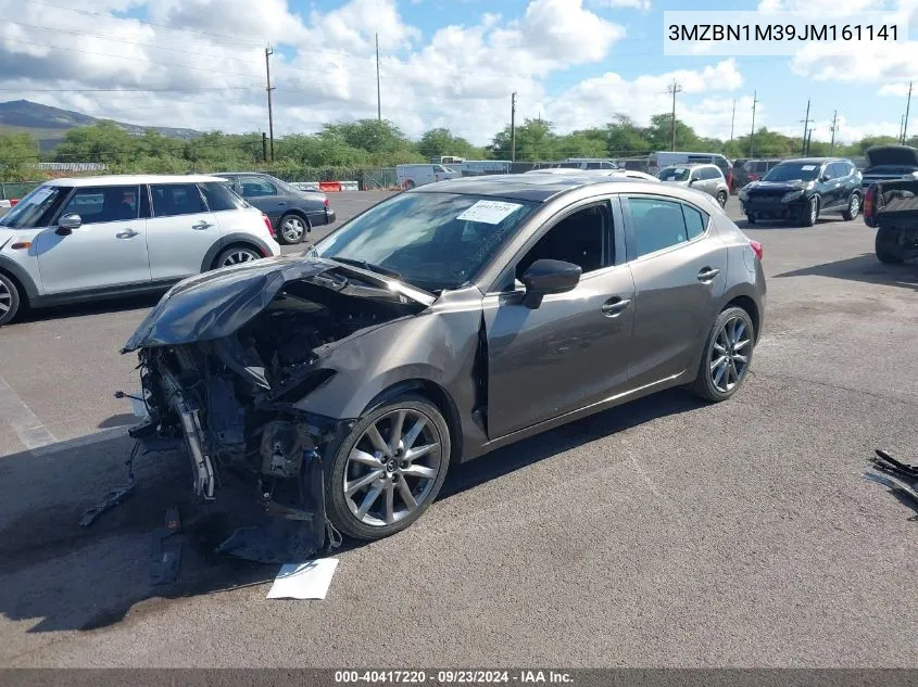 2018 Mazda Mazda3 Grand Touring VIN: 3MZBN1M39JM161141 Lot: 40417220