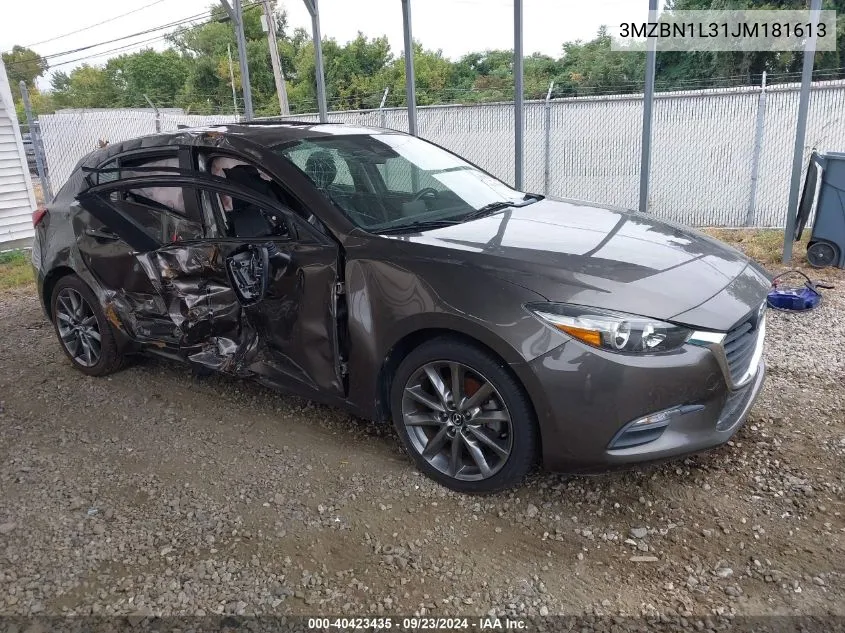 2018 Mazda Mazda3 Touring VIN: 3MZBN1L31JM181613 Lot: 40423435