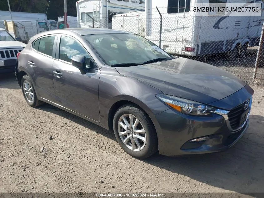 3MZBN1K76JM207756 2018 Mazda Mazda3 Sport