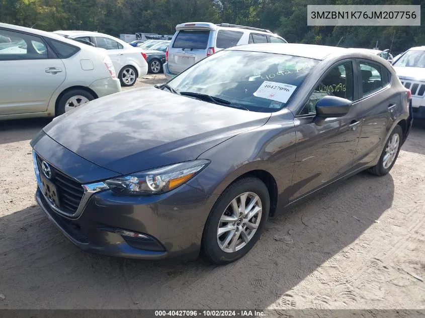 3MZBN1K76JM207756 2018 Mazda Mazda3 Sport