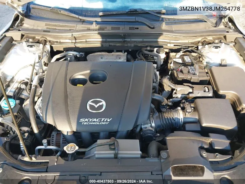 3MZBN1V38JM254778 2018 Mazda Mazda3 Touring