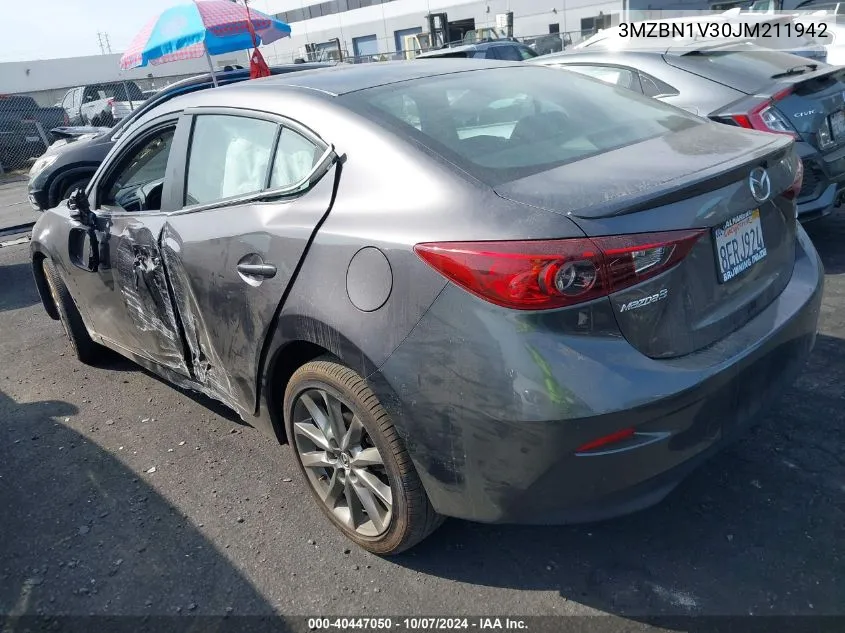 2018 Mazda Mazda3 Touring VIN: 3MZBN1V30JM211942 Lot: 40447050