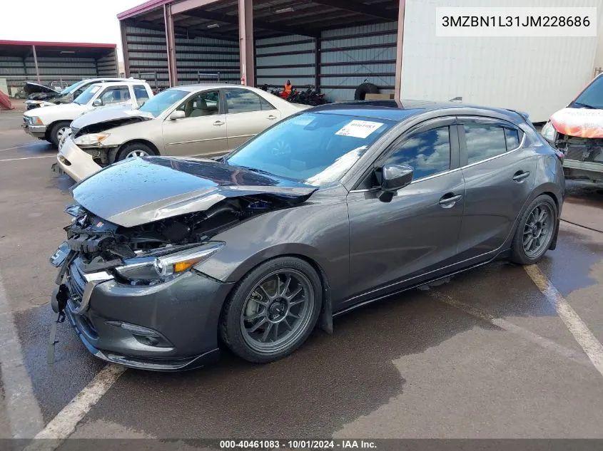 3MZBN1L31JM228686 2018 Mazda Mazda3 Touring