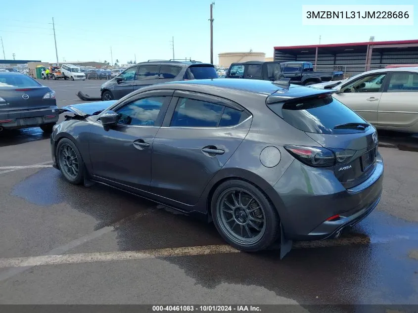 2018 Mazda Mazda3 Touring VIN: 3MZBN1L31JM228686 Lot: 40461083