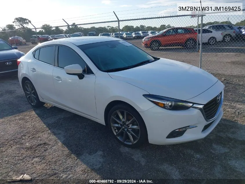 2018 Mazda Mazda3 Grand Touring VIN: 3MZBN1W31JM169425 Lot: 40468792