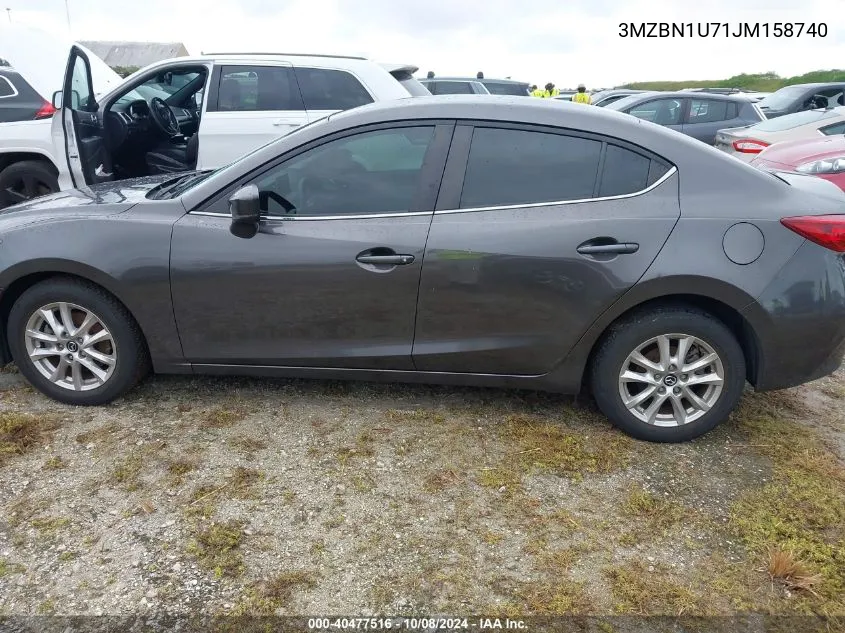 2018 Mazda 3 Sport VIN: 3MZBN1U71JM158740 Lot: 40477516