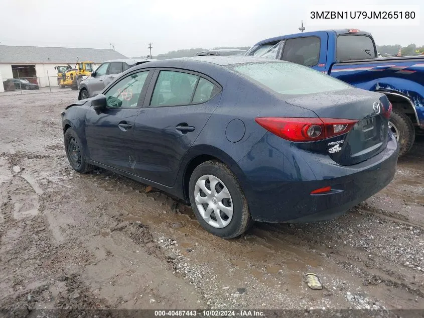 3MZBN1U79JM265180 2018 Mazda Mazda3 Sport