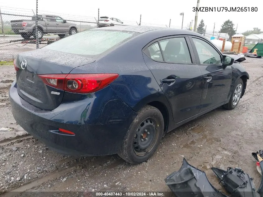 3MZBN1U79JM265180 2018 Mazda Mazda3 Sport