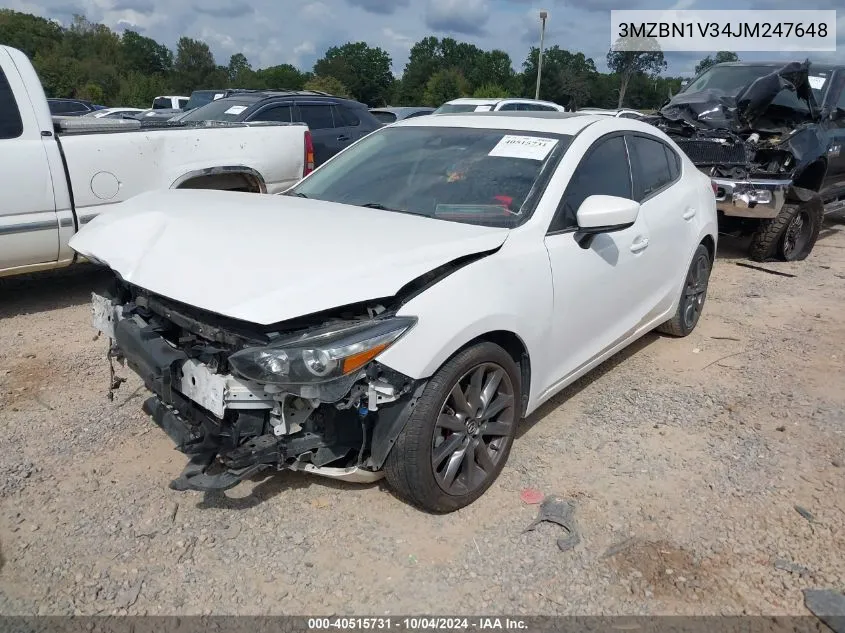 3MZBN1V34JM247648 2018 Mazda Mazda3 Touring