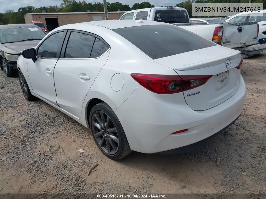 2018 Mazda Mazda3 Touring VIN: 3MZBN1V34JM247648 Lot: 40515731