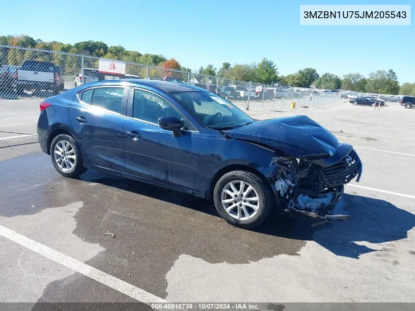 3MZBN1U75JM205543 2018 Mazda Mazda3 Sport