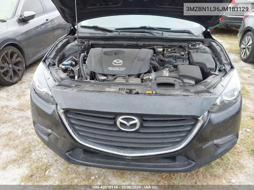 3MZBN1L36JM183129 2018 Mazda Mazda3 Touring