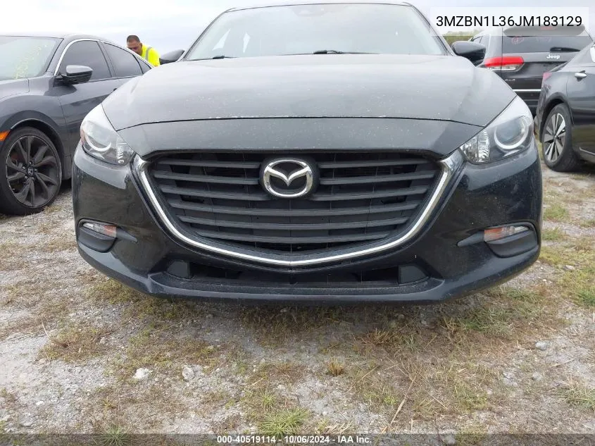 3MZBN1L36JM183129 2018 Mazda Mazda3 Touring