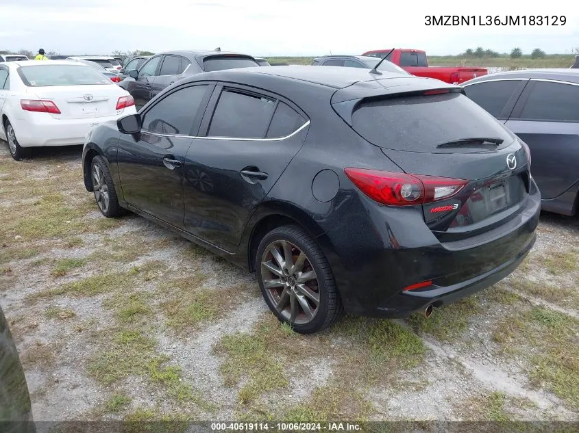 2018 Mazda Mazda3 Touring VIN: 3MZBN1L36JM183129 Lot: 40519114