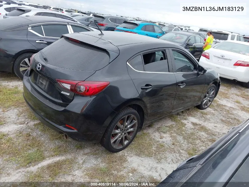 2018 Mazda Mazda3 Touring VIN: 3MZBN1L36JM183129 Lot: 40519114