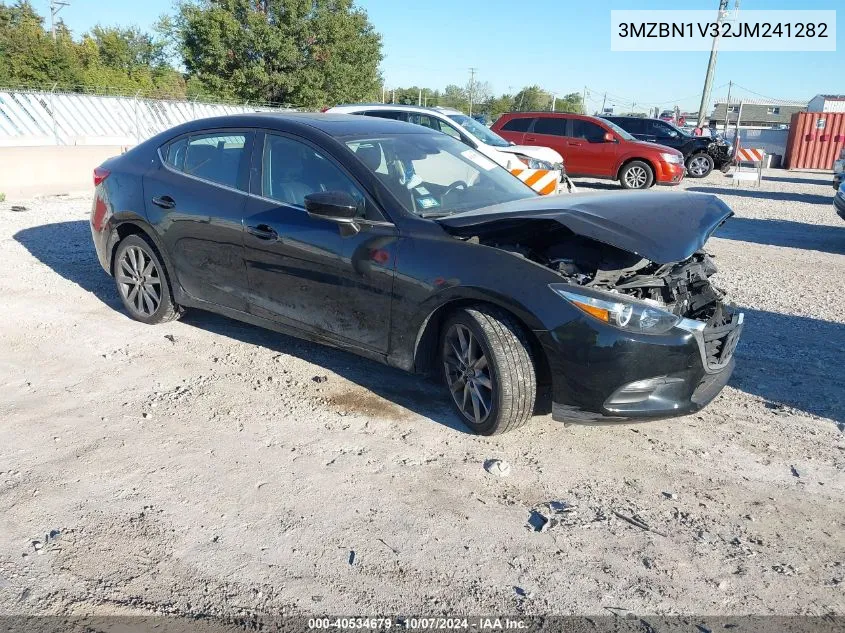 2018 Mazda Mazda3 Touring VIN: 3MZBN1V32JM241282 Lot: 40534679