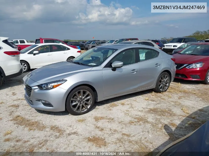 2018 Mazda Mazda3 Touring VIN: 3MZBN1V34JM247469 Lot: 40551431